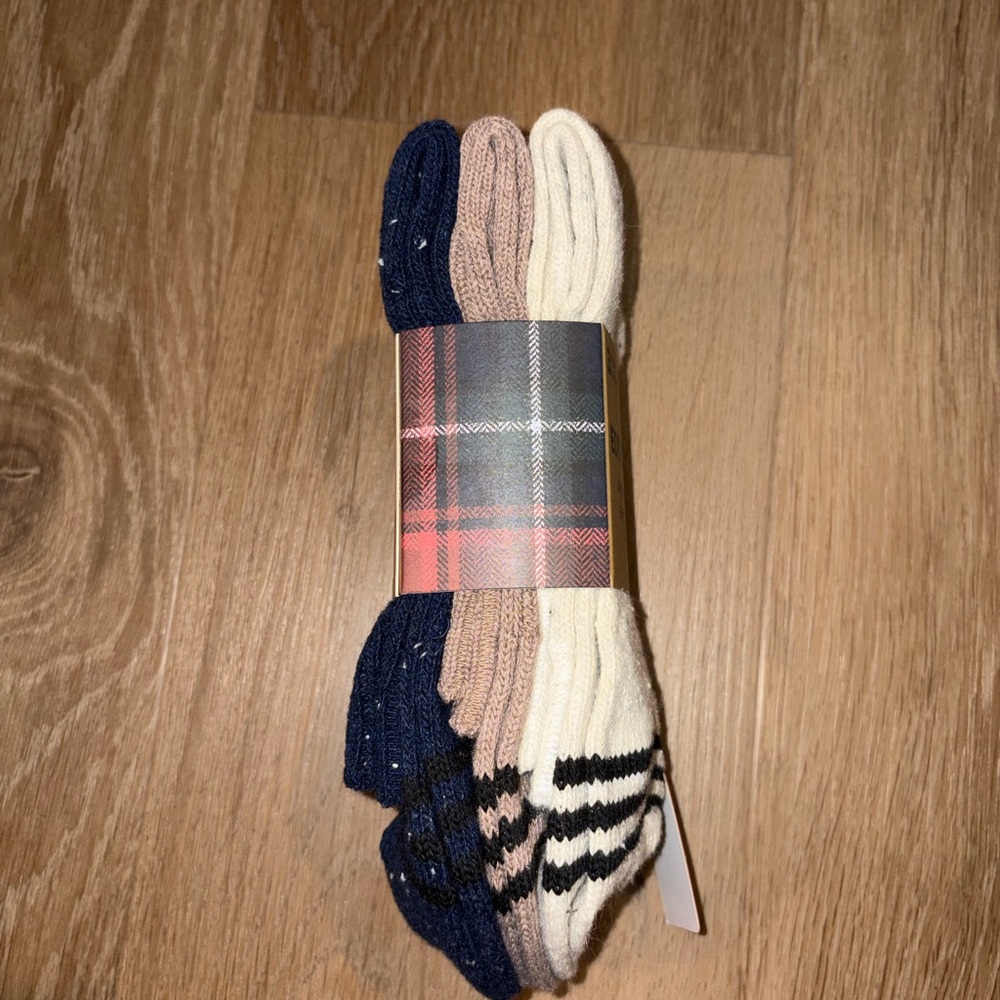 Eddie Bauer Men’s Mid Weight Comfort Socks 3 Pairs New - Picture 6 of 7